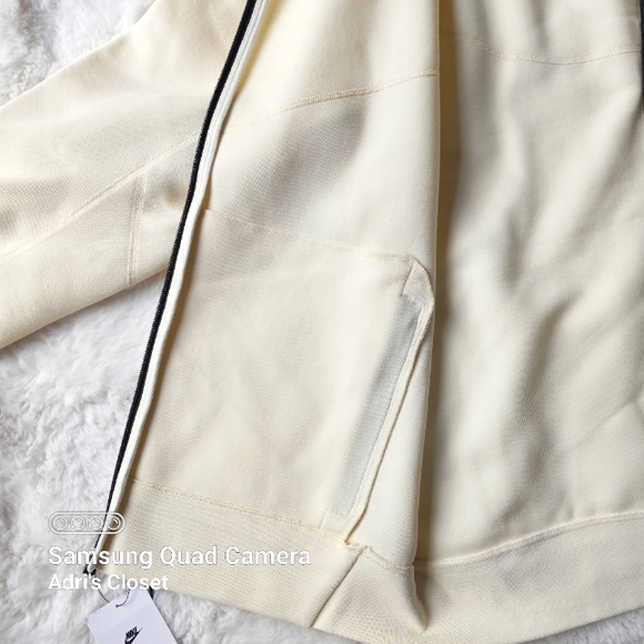Nike Sportswear Tech Fleece Windrunner Full Zip Hooded Jacket Coconut Milk - Picture 6 of 8